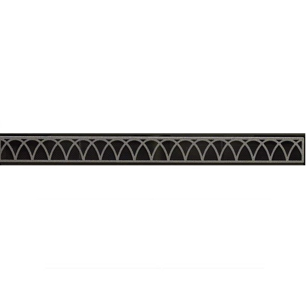 Empire | Decorative Black Arch Louvers for Tahoe 48" Fireplaces