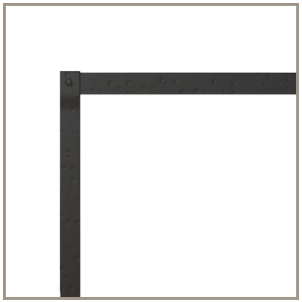 Empire | Decorative Forged Iron Front and Insets for 40" Rushmore Fireplace