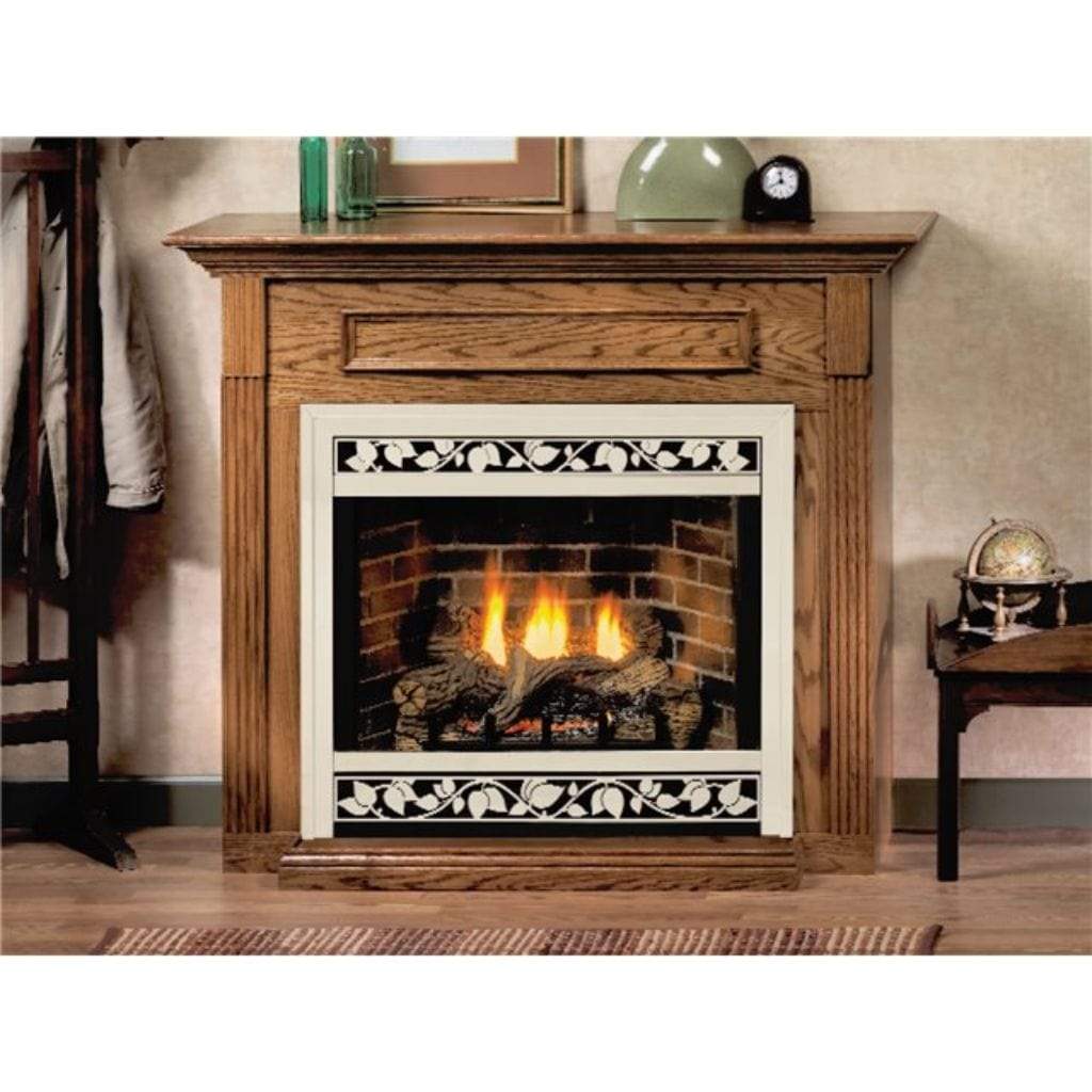 Empire | Wooden Mantel Cabinet with Base for 24" Vail Fireplaces