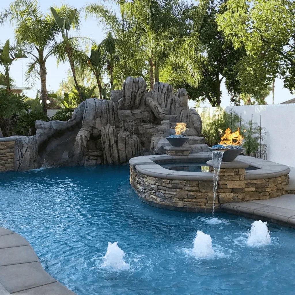 The Outdoor Plus - Cazo GFRC Concrete Round Fire and Water Bowl 24"