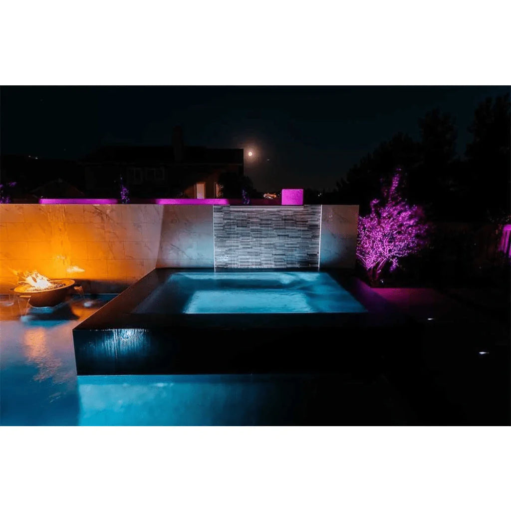 The Outdoor Plus - Cazo Hammered Copper 4 Way Spill Round Fire & Water Bowl 36"