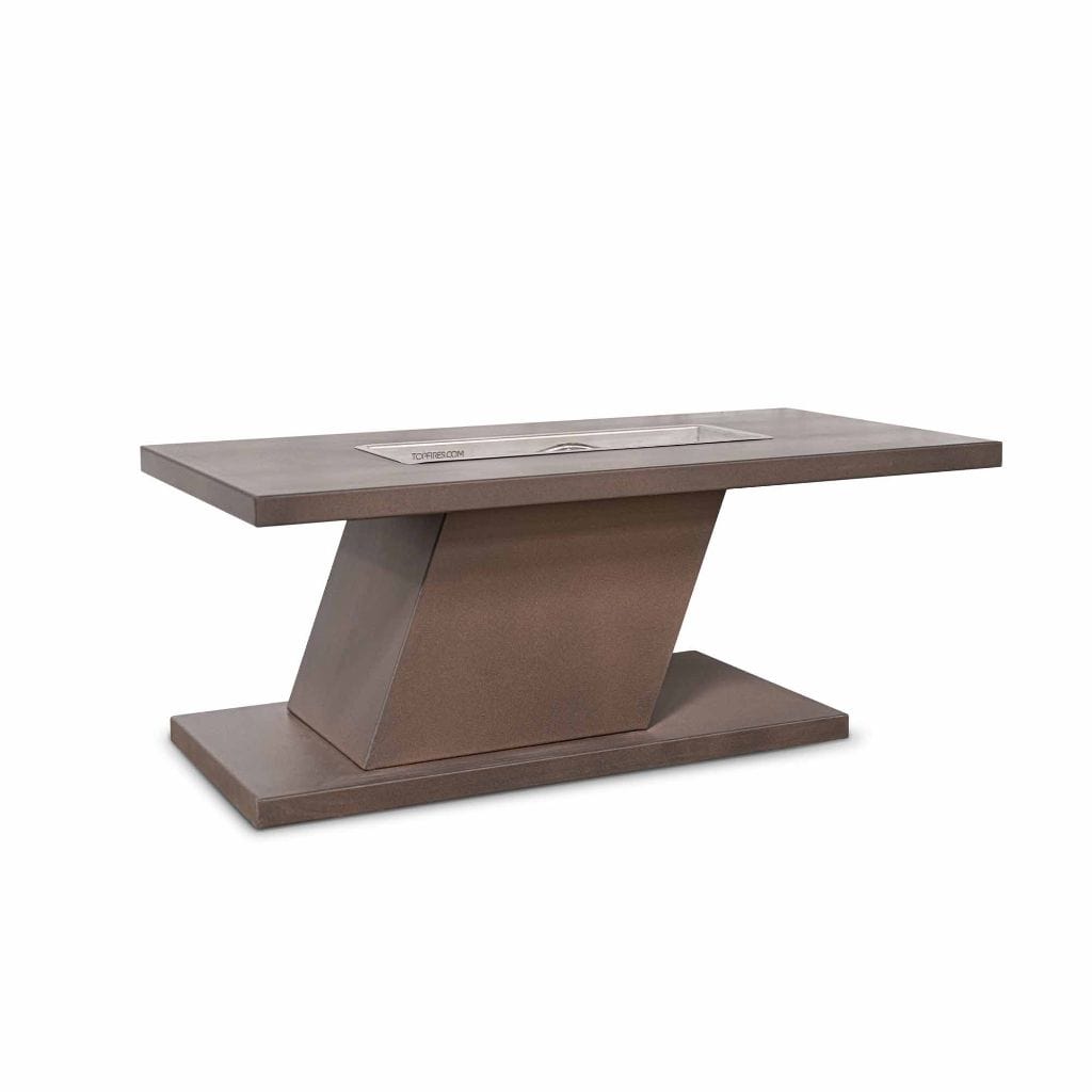 72" Imperial Powder Coated Steel Rectangle Fire Pit - 24" tall - The Outdoor Plus
