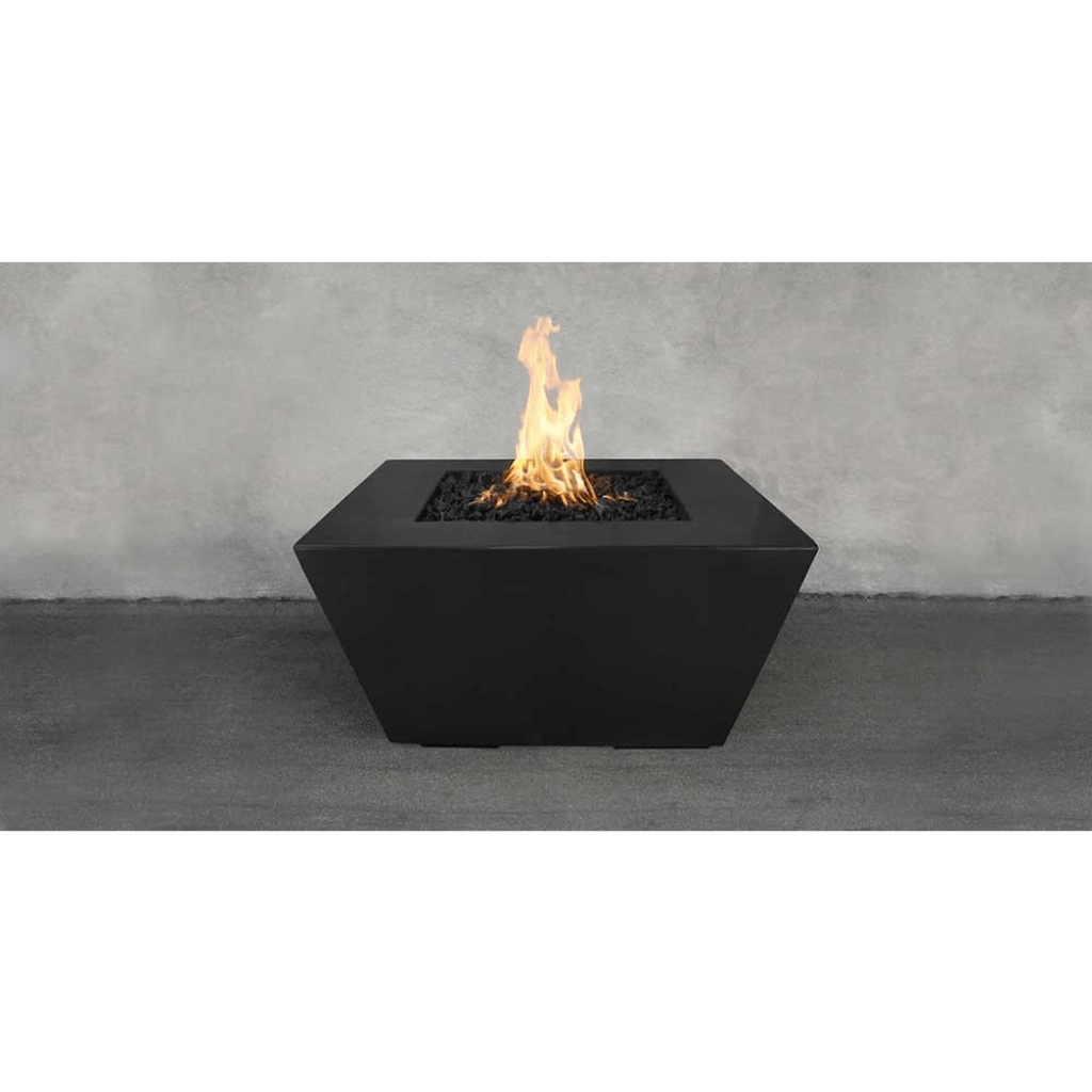 The Outdoor Plus - Redan GFRC Concrete Square Natural Gas Fire Pit 50"