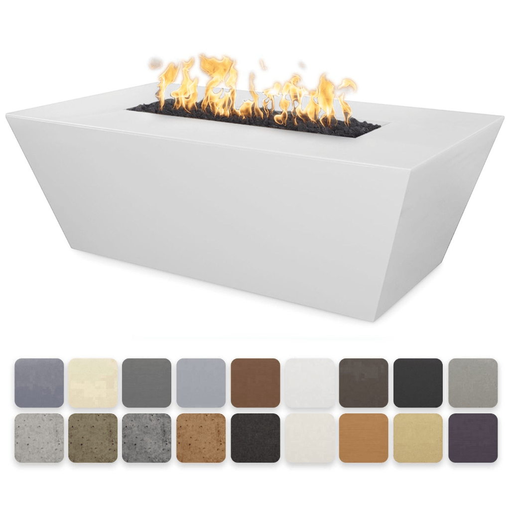 Portable Propane Fire pit | Outdoor Concrete Fire pit