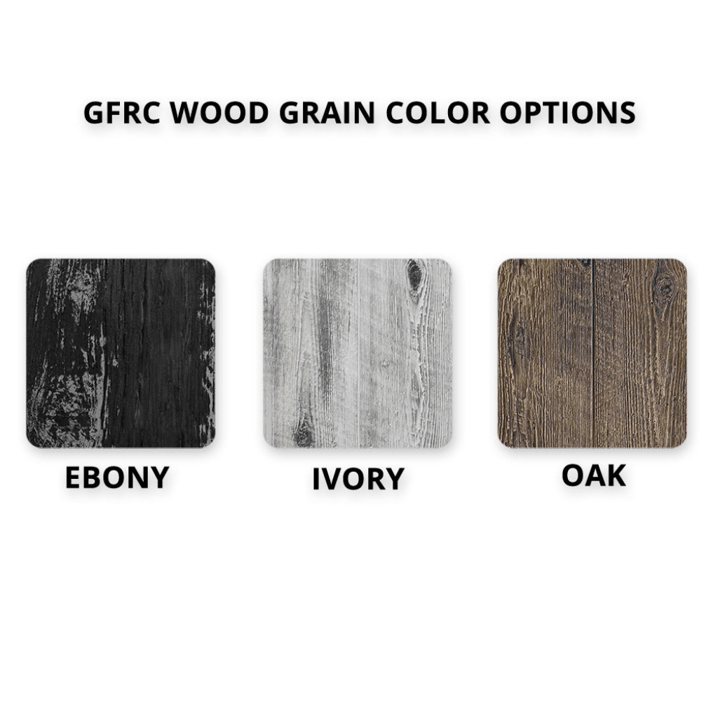 The Outdoor Plus - Catalina GFRC Wood Grain Concrete Rectangle Gas Fire Pit 72"