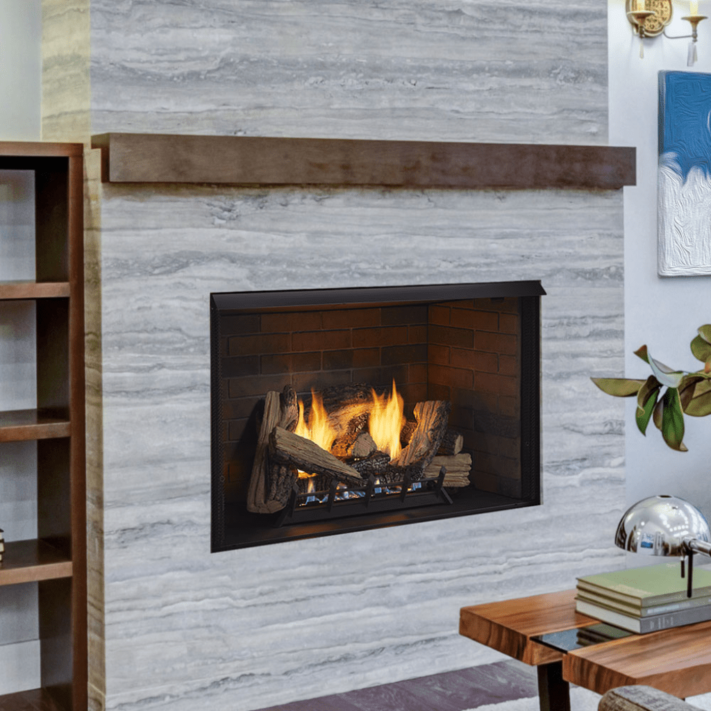 Monessen 32" Attribute Vent Free Firebox combined with Radiant Face and Interior Panels