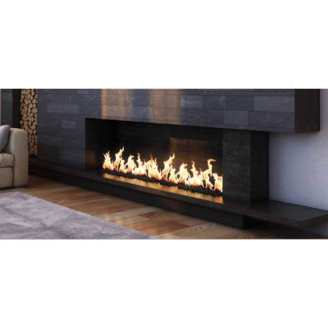 Mason-lite Outdoor 96 Inch Linear Gas Fireplace - Dual 12" B-vent