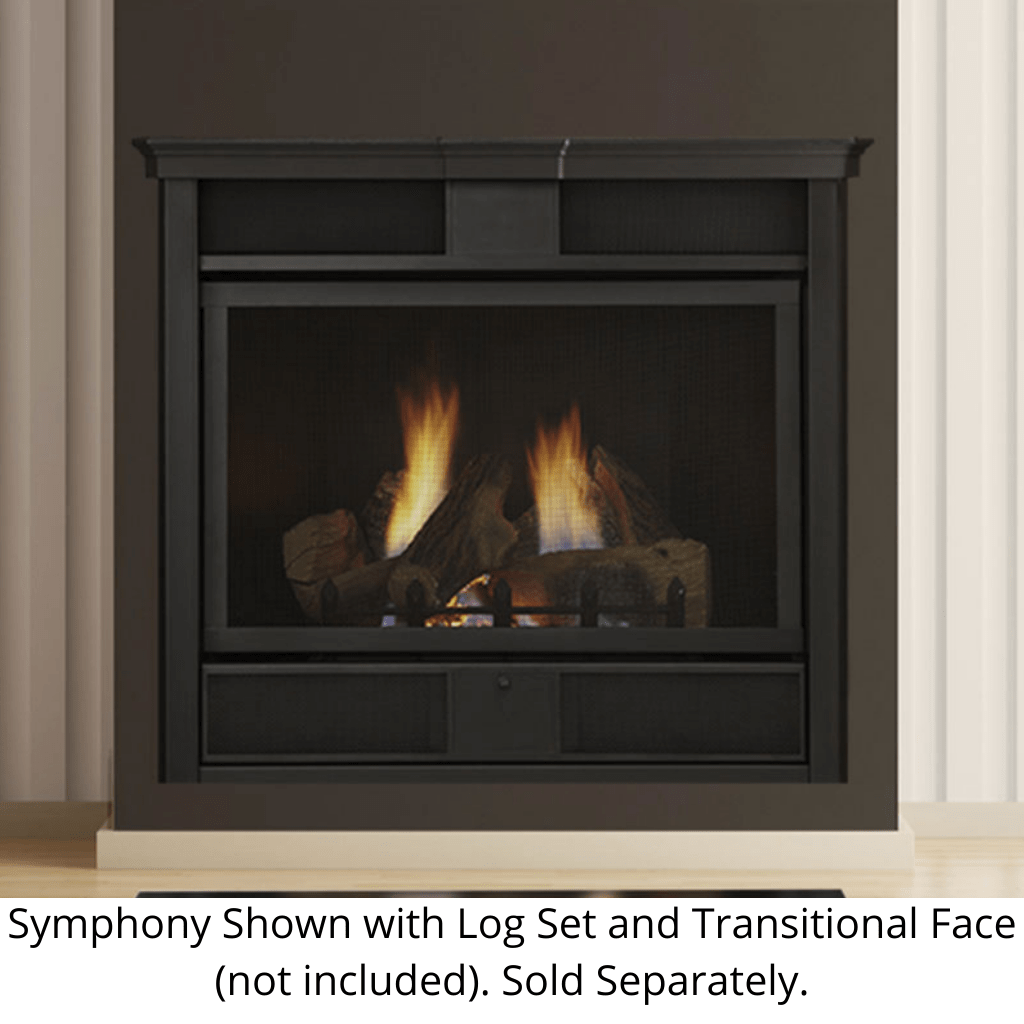 Monessen Vent Free Traditional Style 32 Inch Symphony Fireplace