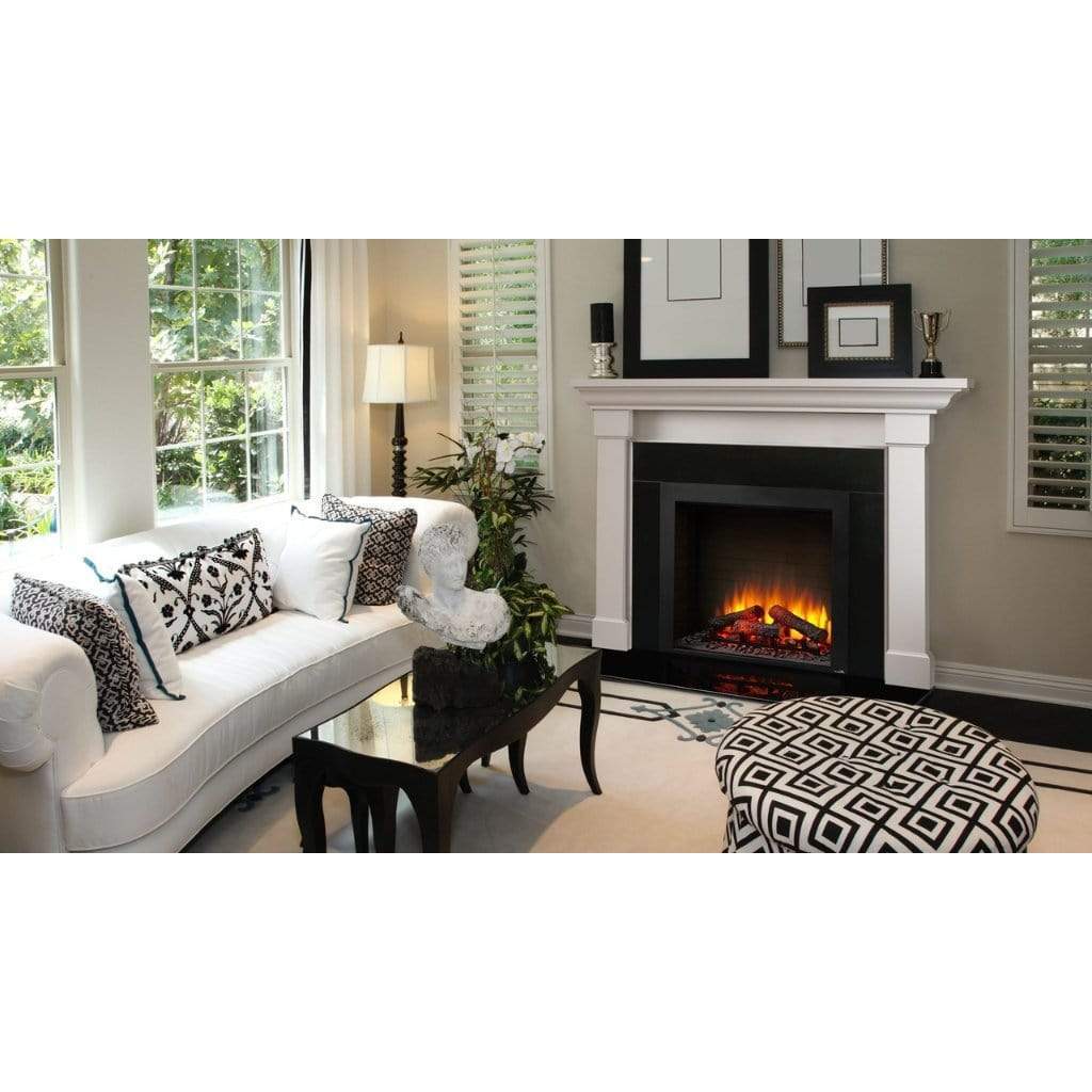 SimpliFire Traditional 30 Inch Built-In wall mount Electric Fireplace