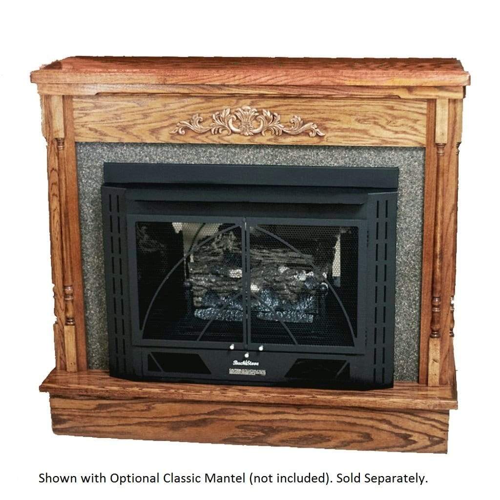 Buck Stove Model 34 Contemporary Vent Free Gas Stove With Blower