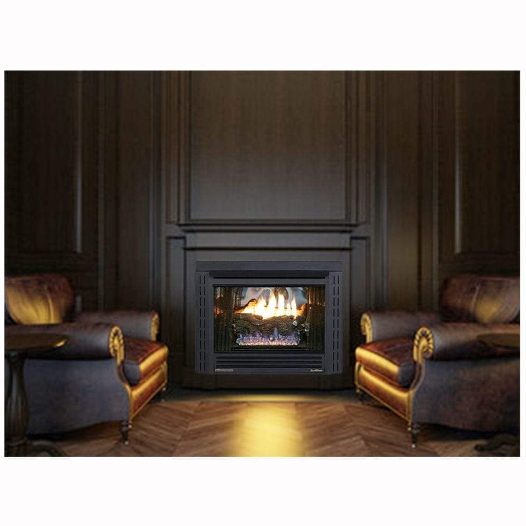 Buck Stove Model 34 Contemporary Vent Free Gas Stove With Blower