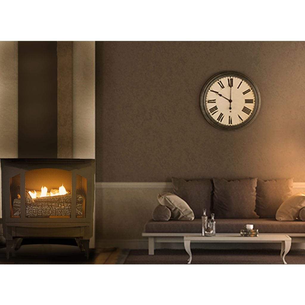 Buck Stove Model T-33 Freestanding Gas Stoves with Blower and Legs