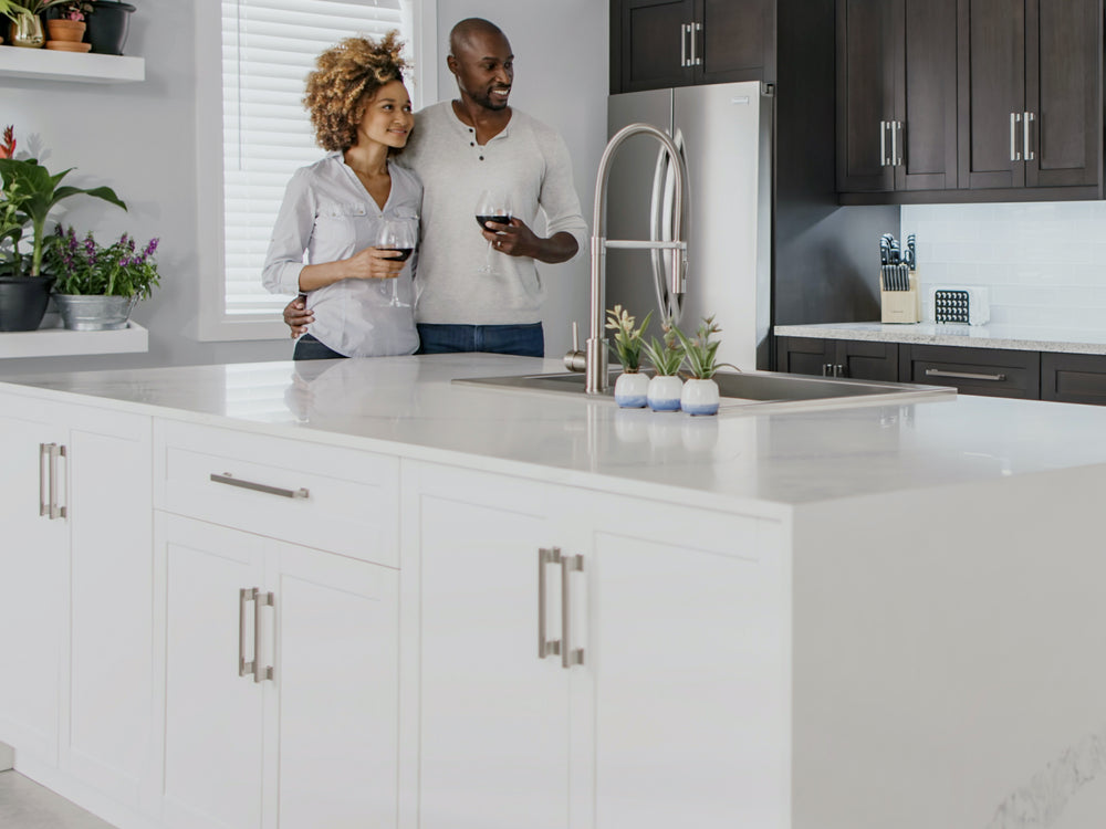 Commercial Pull Down Double Action Spray Faucet