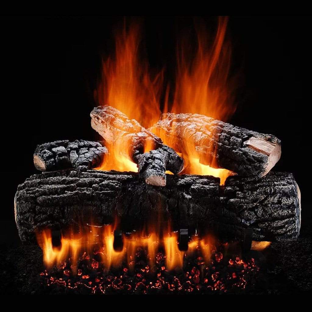 18" Blazing Pecan Single Side Vented Gas Log - Hargrove