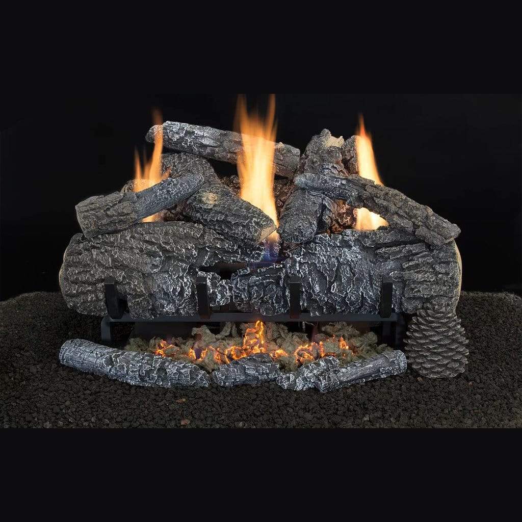 18" Yukon Char Vent-Free Gas Log Set with Millivolt Valve - Hargrove