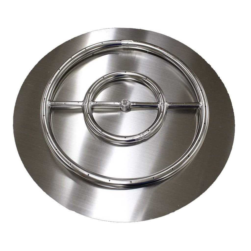 30" Stainless Steel Outdoor Fire Ring Burner Kits - Hargrove