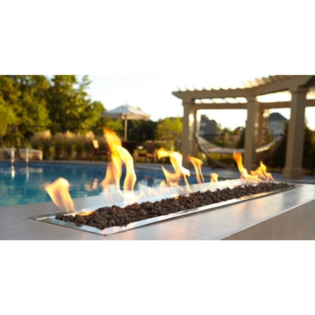 Majestic - 24" Plaza Linear Gas Firepit Burner with Match Light Ignition