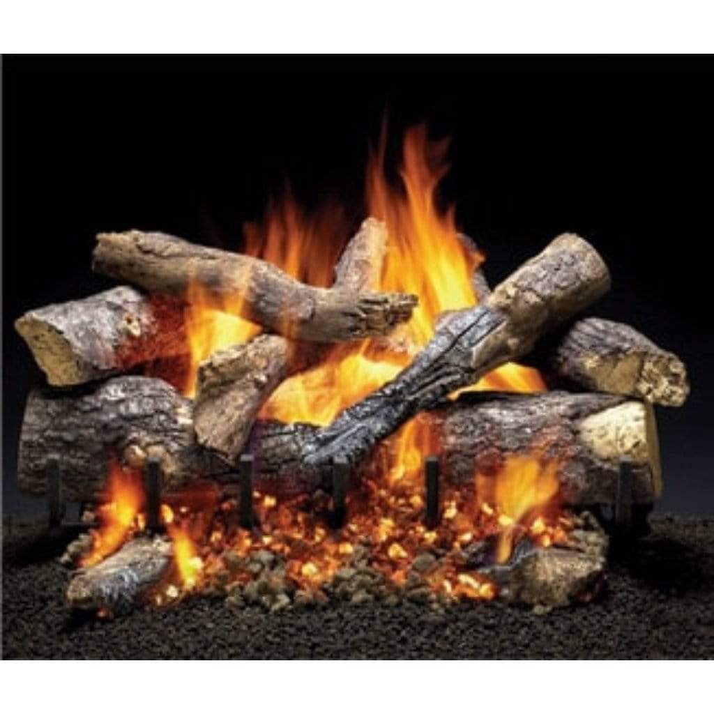 Majestic - 3-Tier Fireside Grand Oak Gas Log Set