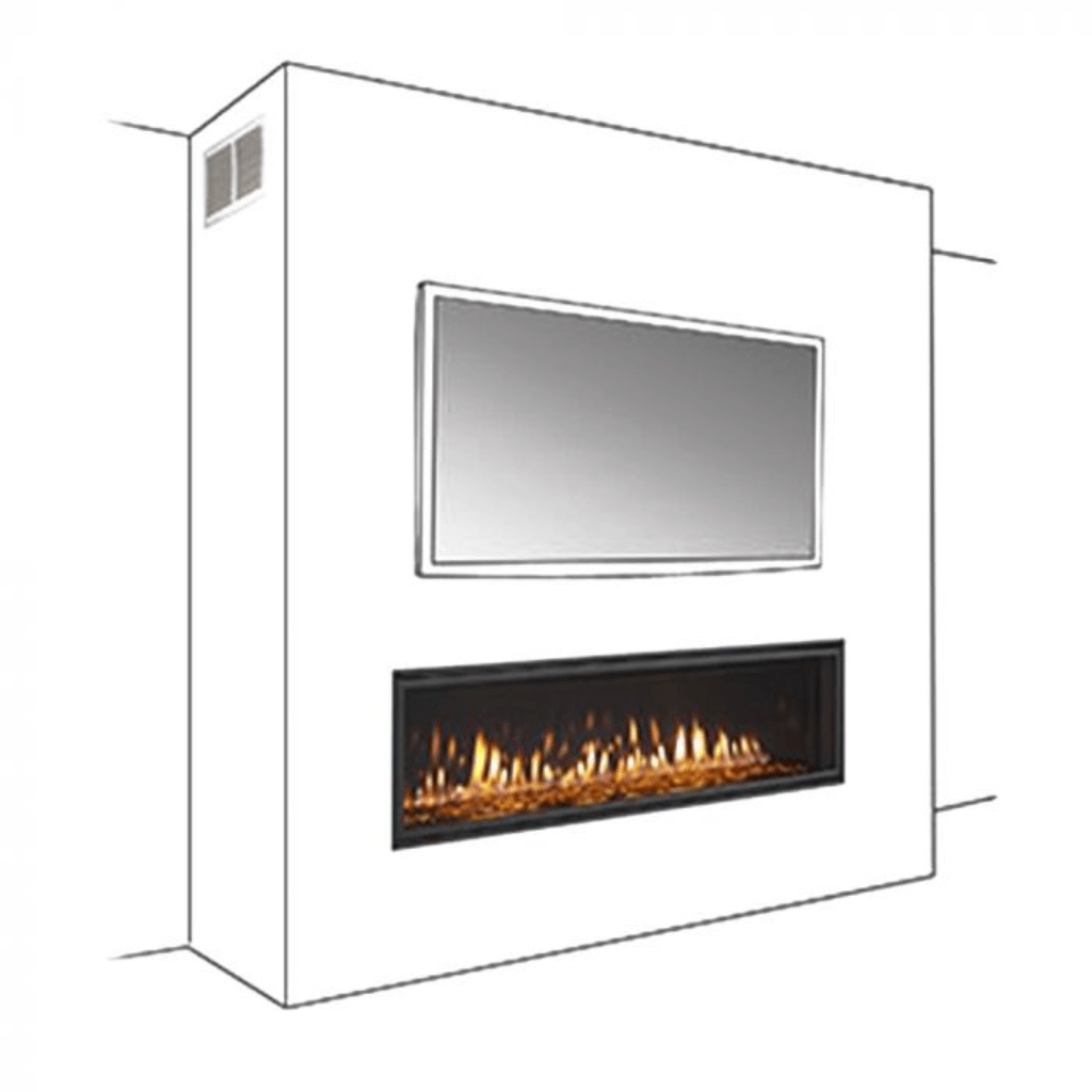 Majestic - Ducted Passive Heat Kit for Side Discharge