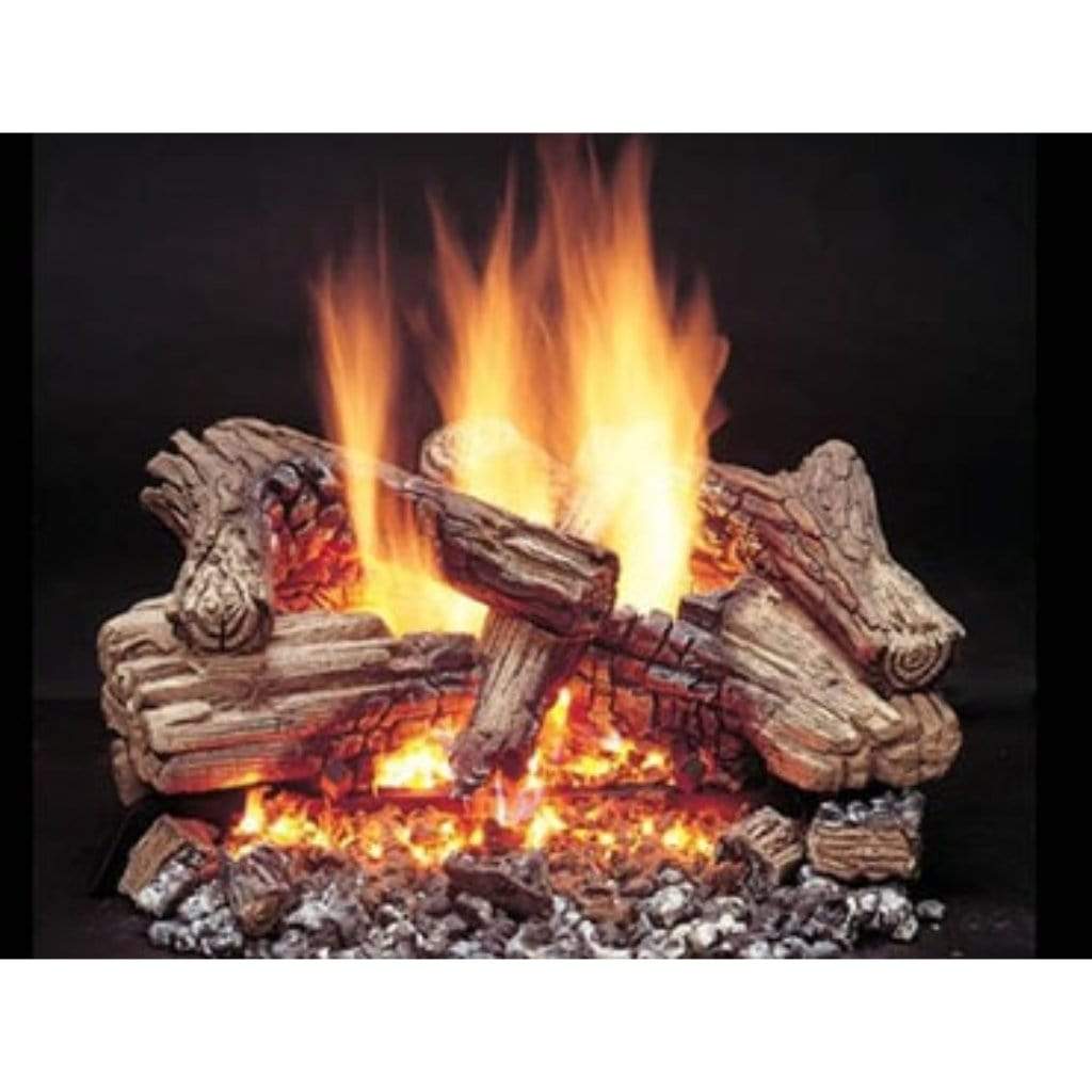 Majestic - Duzy 3 6-Piece Refractory Cement Vented Gas Log Set
