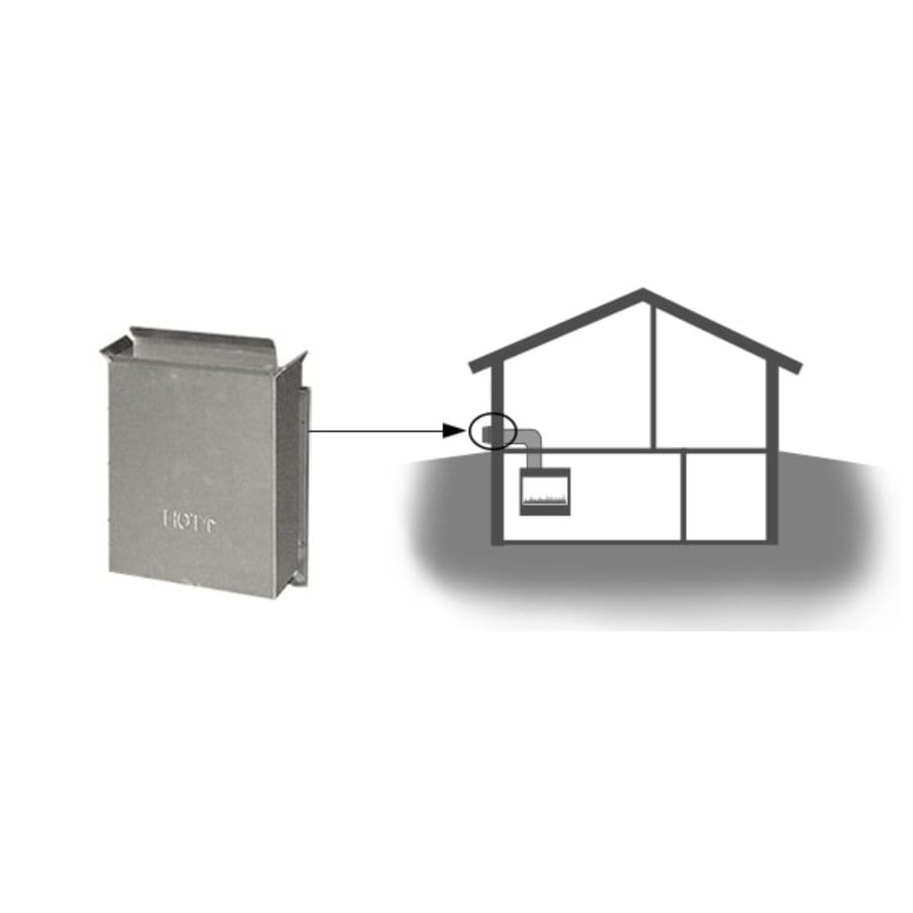 Majestic - DVP-TB1 Horizontal Snorkel Cap for Basement Applications