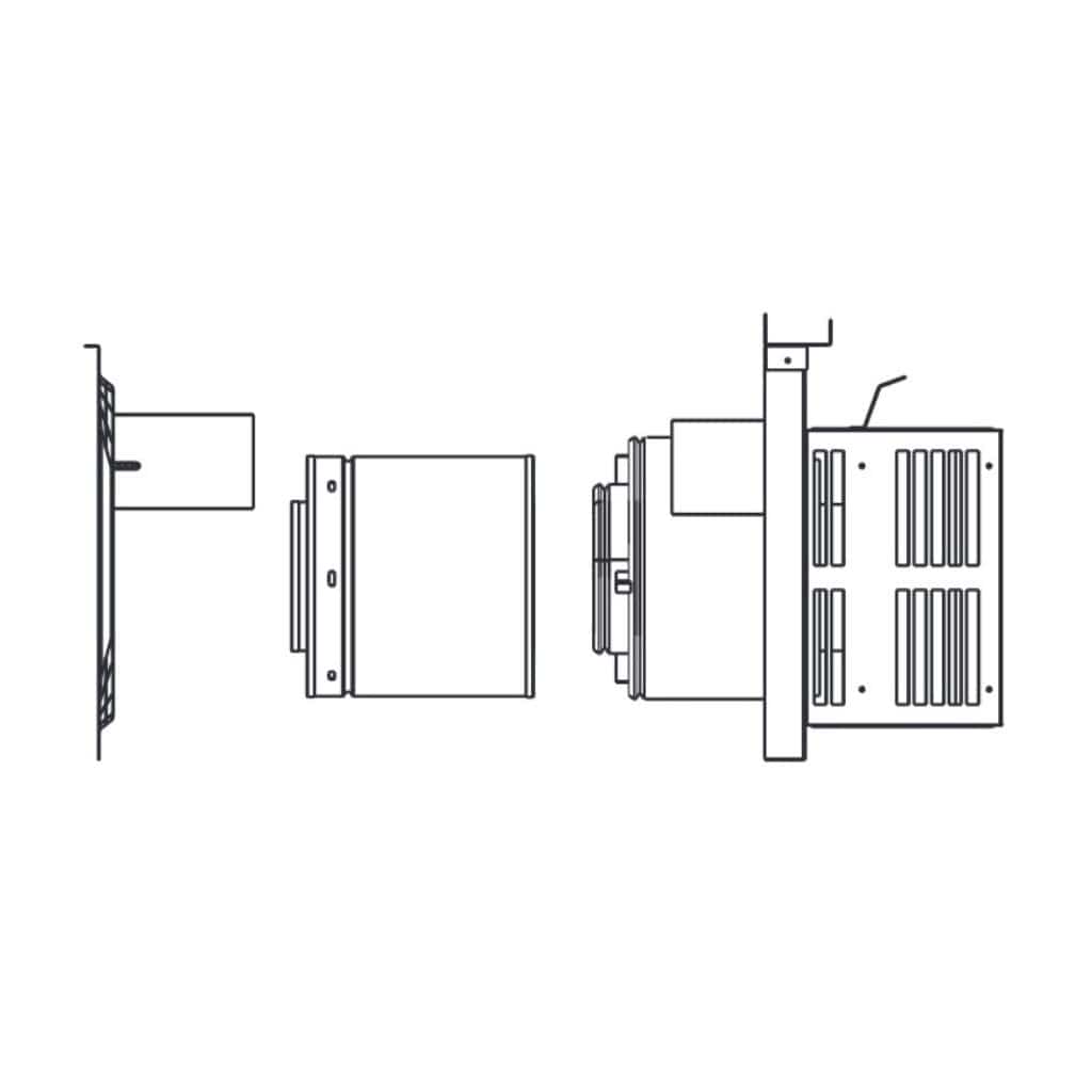 Majestic - DVP-TRAP2 Horizontal Termination Cap
