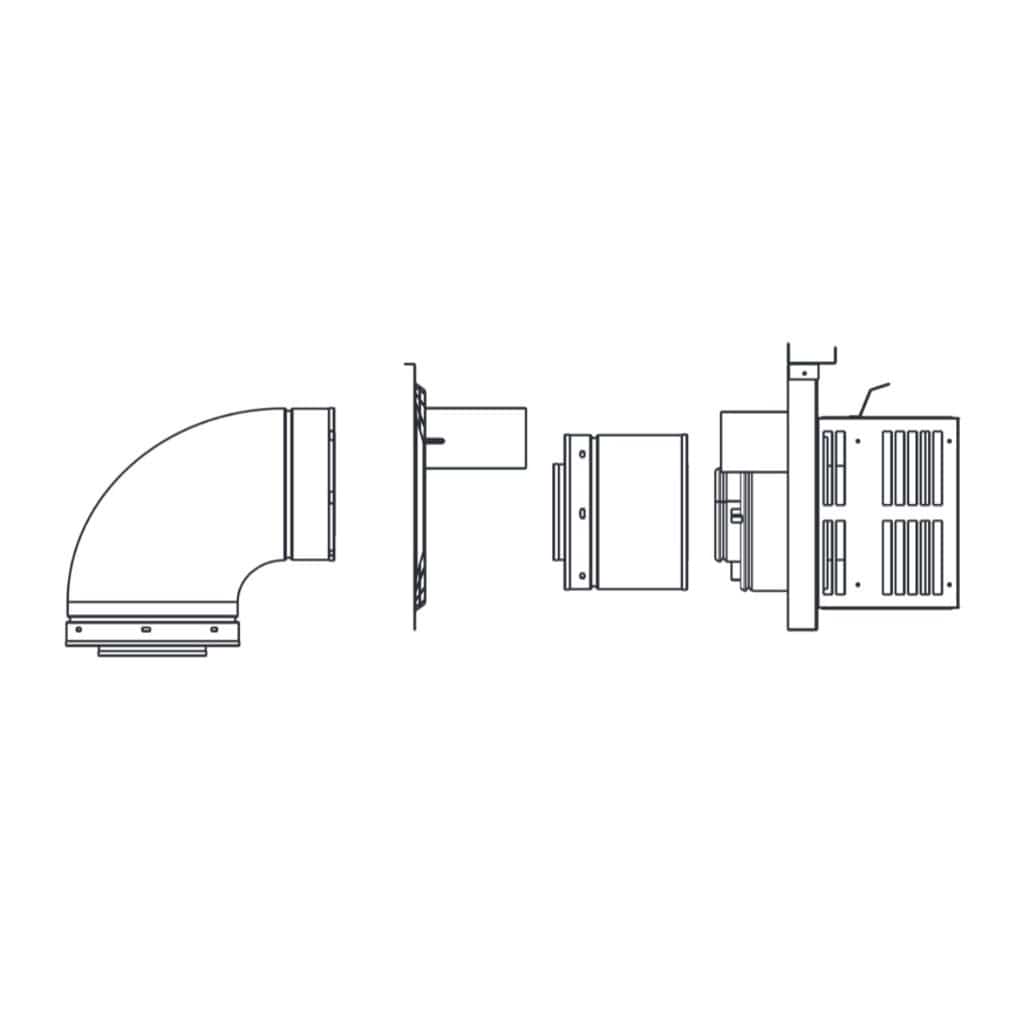 Majestic - DVP-TRAPK1 Horizontal Termination Kit