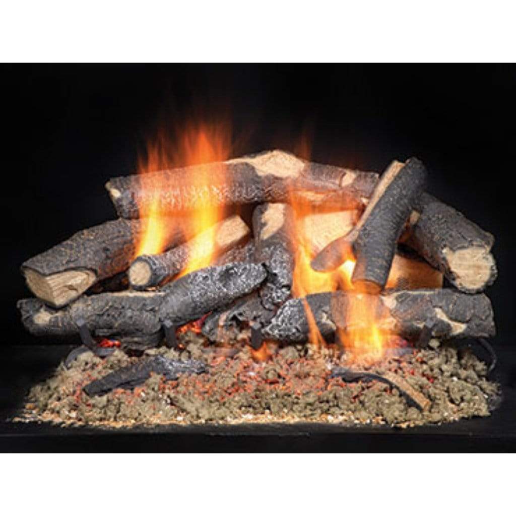 Majestic - Fireside Supreme Oak Gas Log Set for See-Through Fireplace