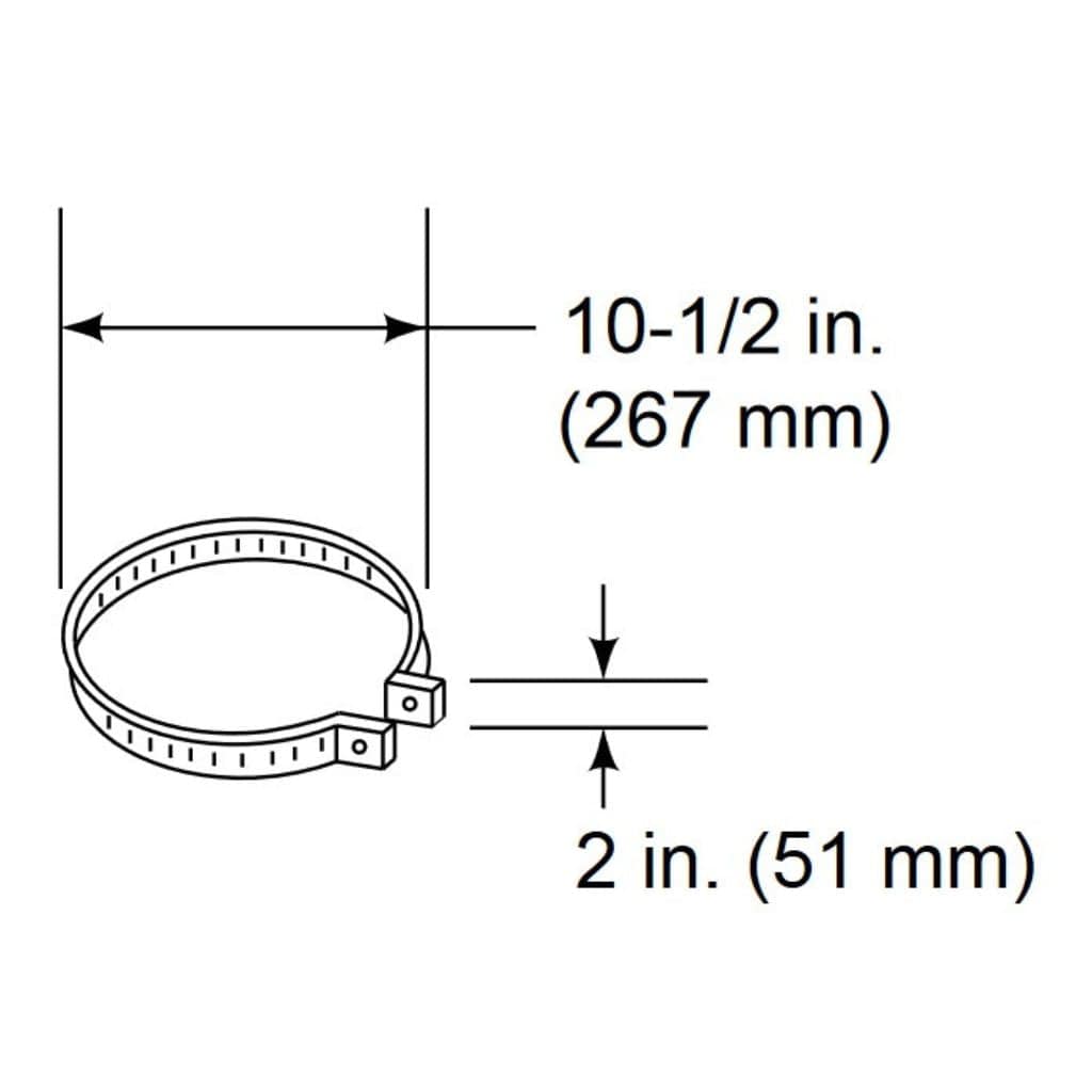 Majestic - JB877 3-Pack Chimney Joint Band for SL300 Series Pipe