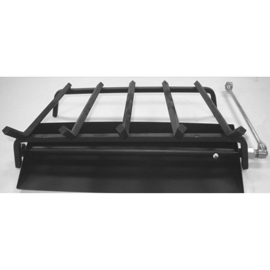 Majestic - Matchlight Hearth Kit with Sand Pan Burner for Single-Sided Fireplace