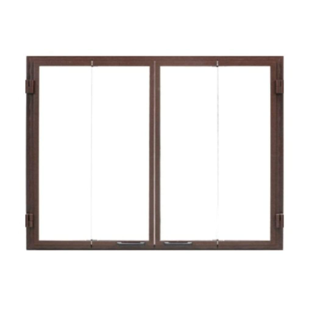 Majestic - Outdoor Glass Bi-Fold Door for Castlewood Wood Burning Fireplace