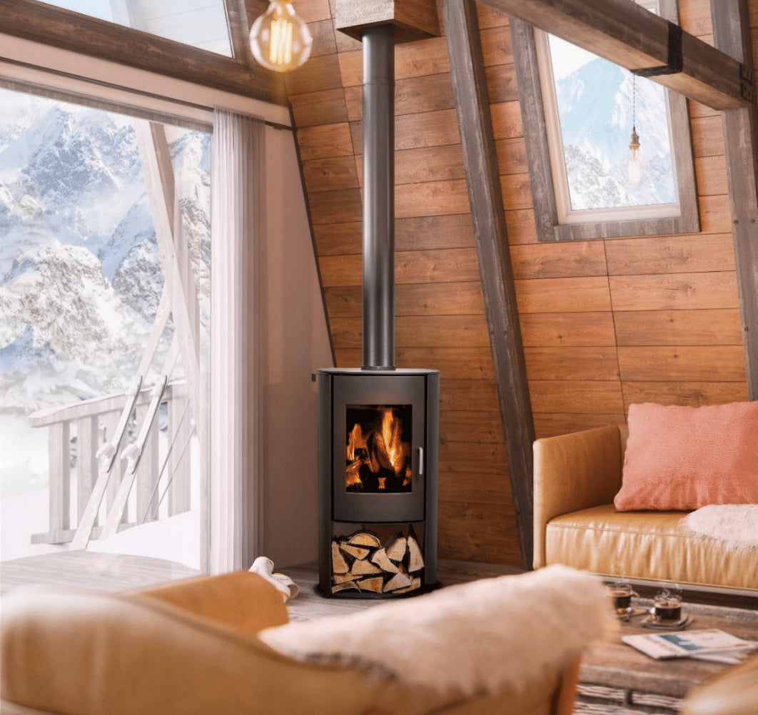 Nectre N65 Modern Freestanding Wood Burning Stove