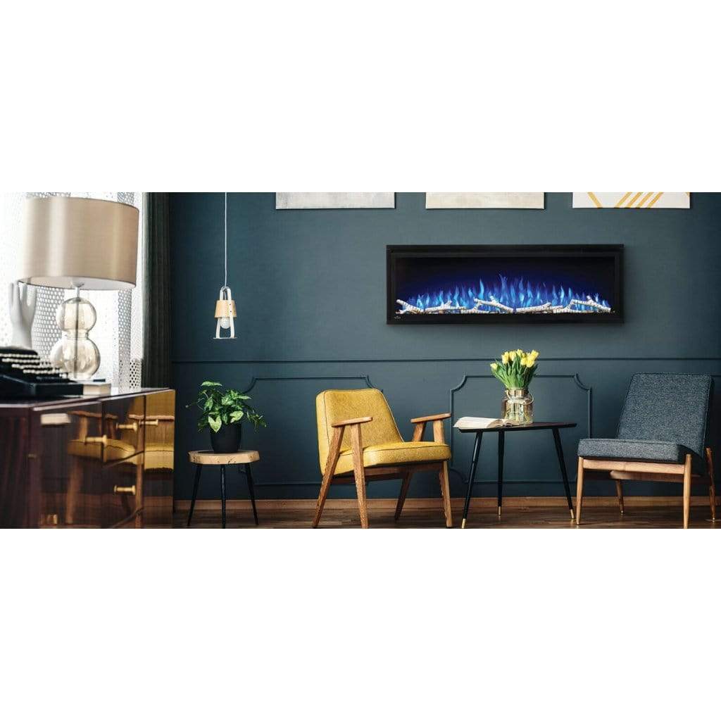 Napoleon Entice 50 Inch Linear Wall Mount Modern Electric Fireplace