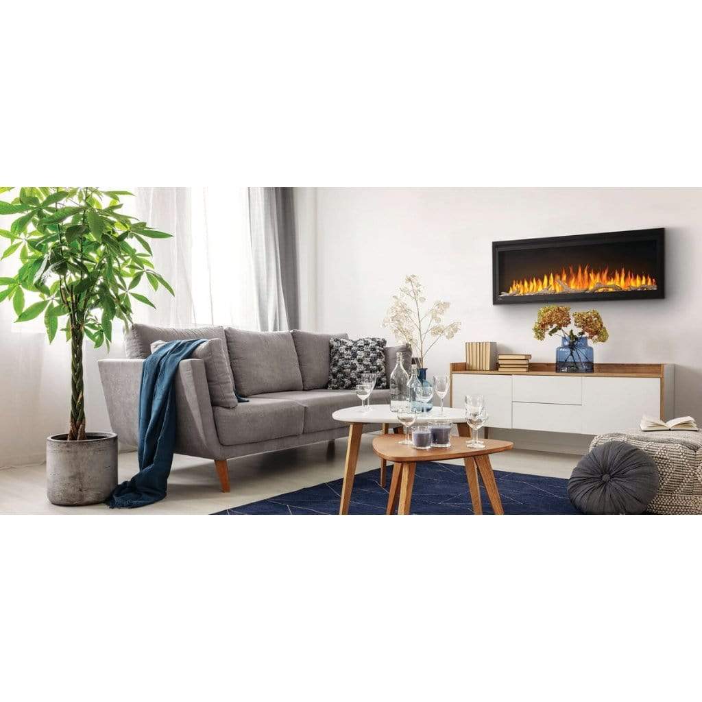 Napoleon Entice 50 Inch Linear Wall Mount Modern Electric Fireplace