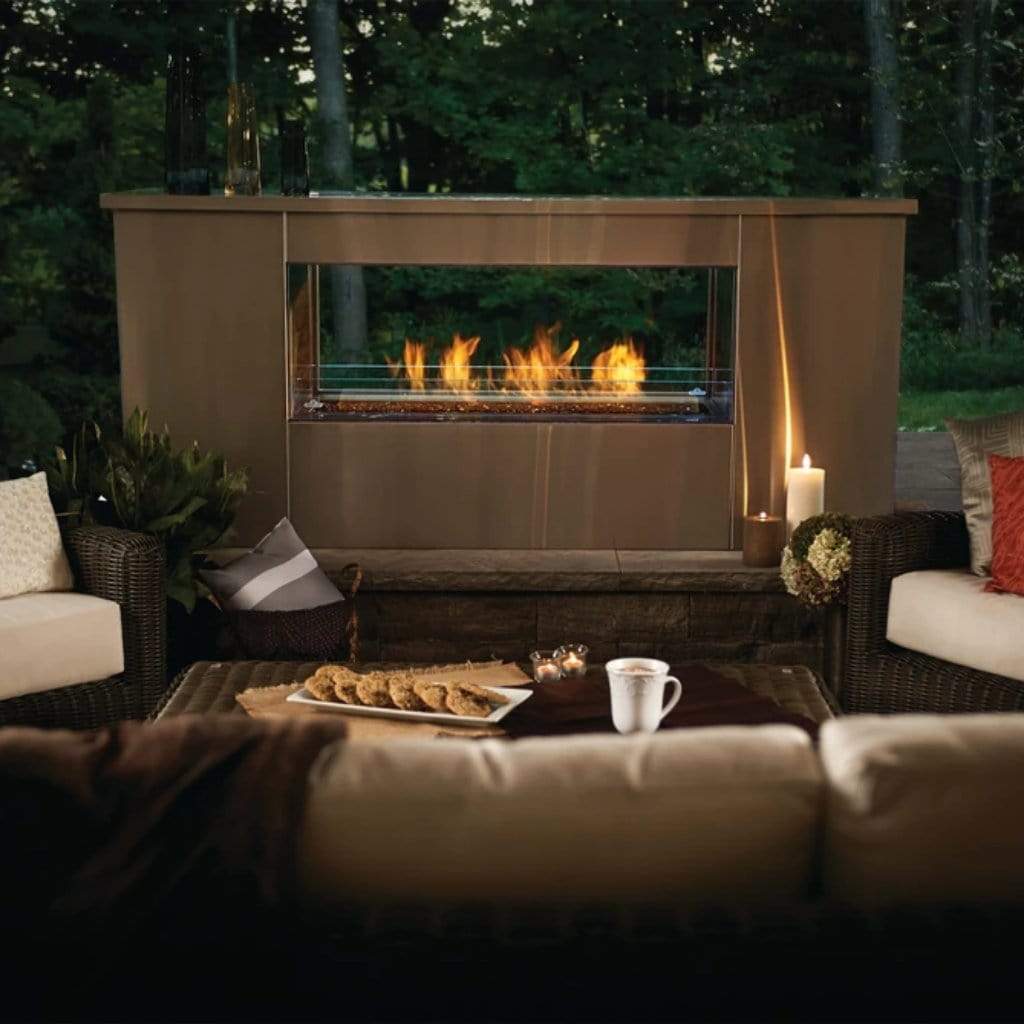 Napoleon - Galaxy 51" See Through Outdoor Linear Vent Free Gas Fireplace