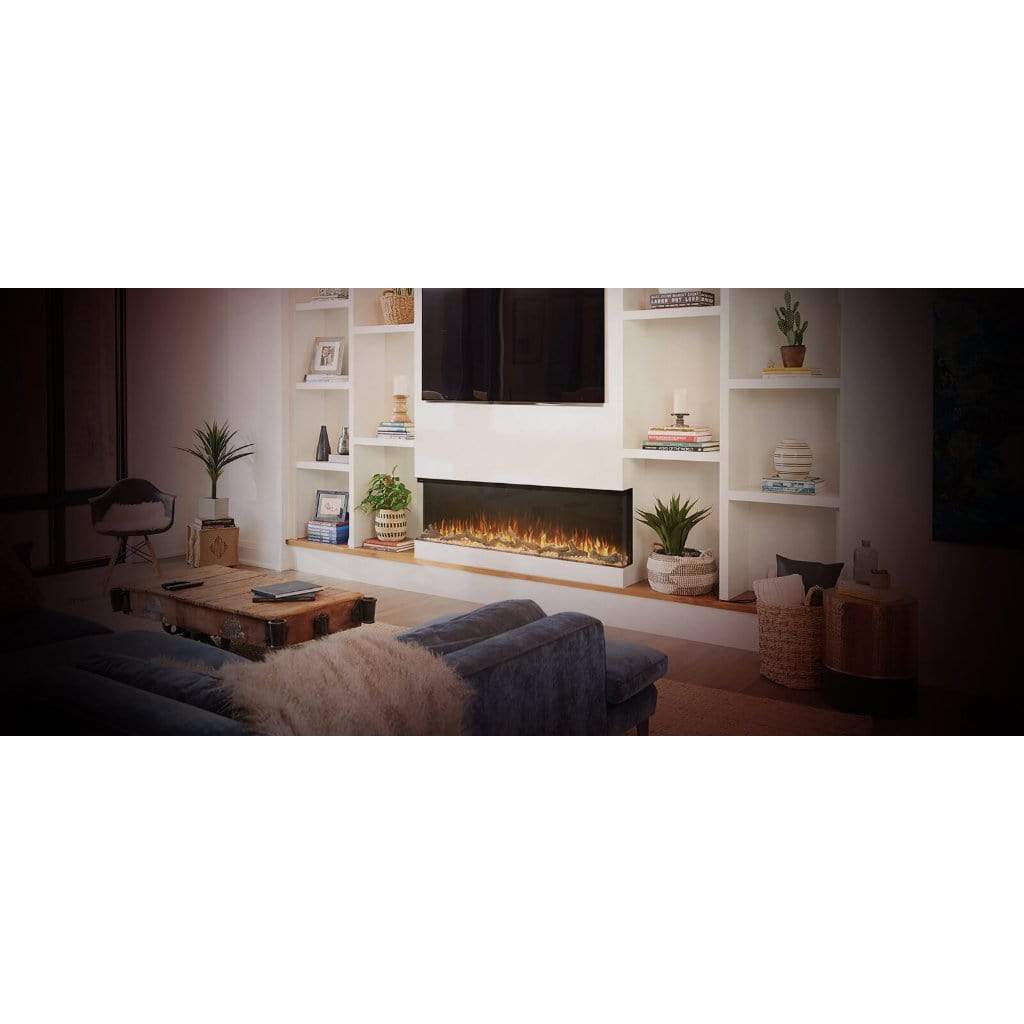 Napoleon 60 Inch Trivista Primis Built-in Wall Mount 3-Sided Electric Fireplace
