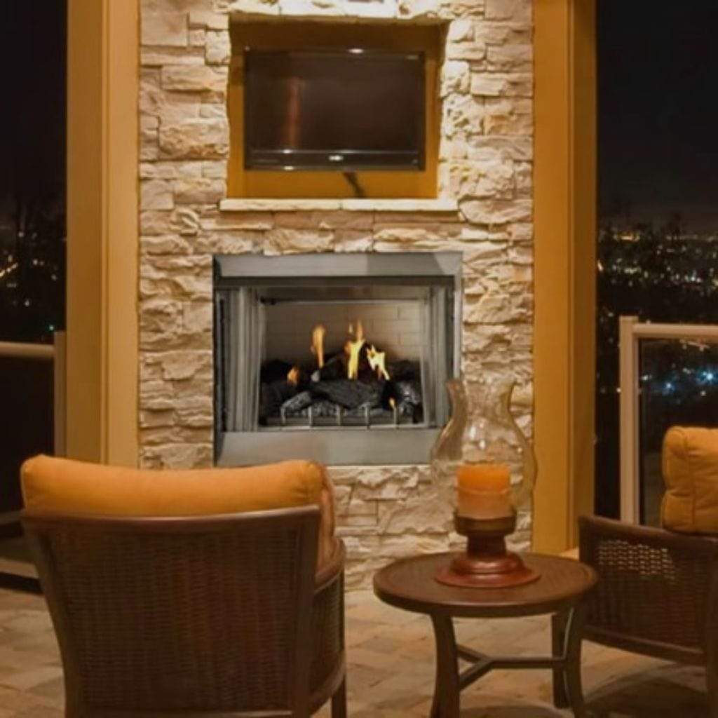 Empire Carol Rose 36 Inch Outdoor Traditional Premium Fireplace