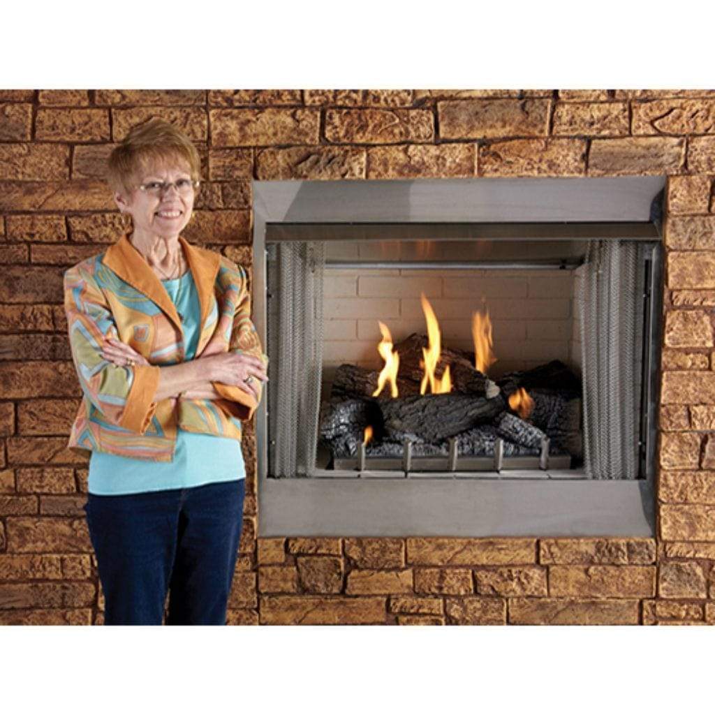Empire Carol Rose 36 Inch Outdoor Traditional Premium Fireplace
