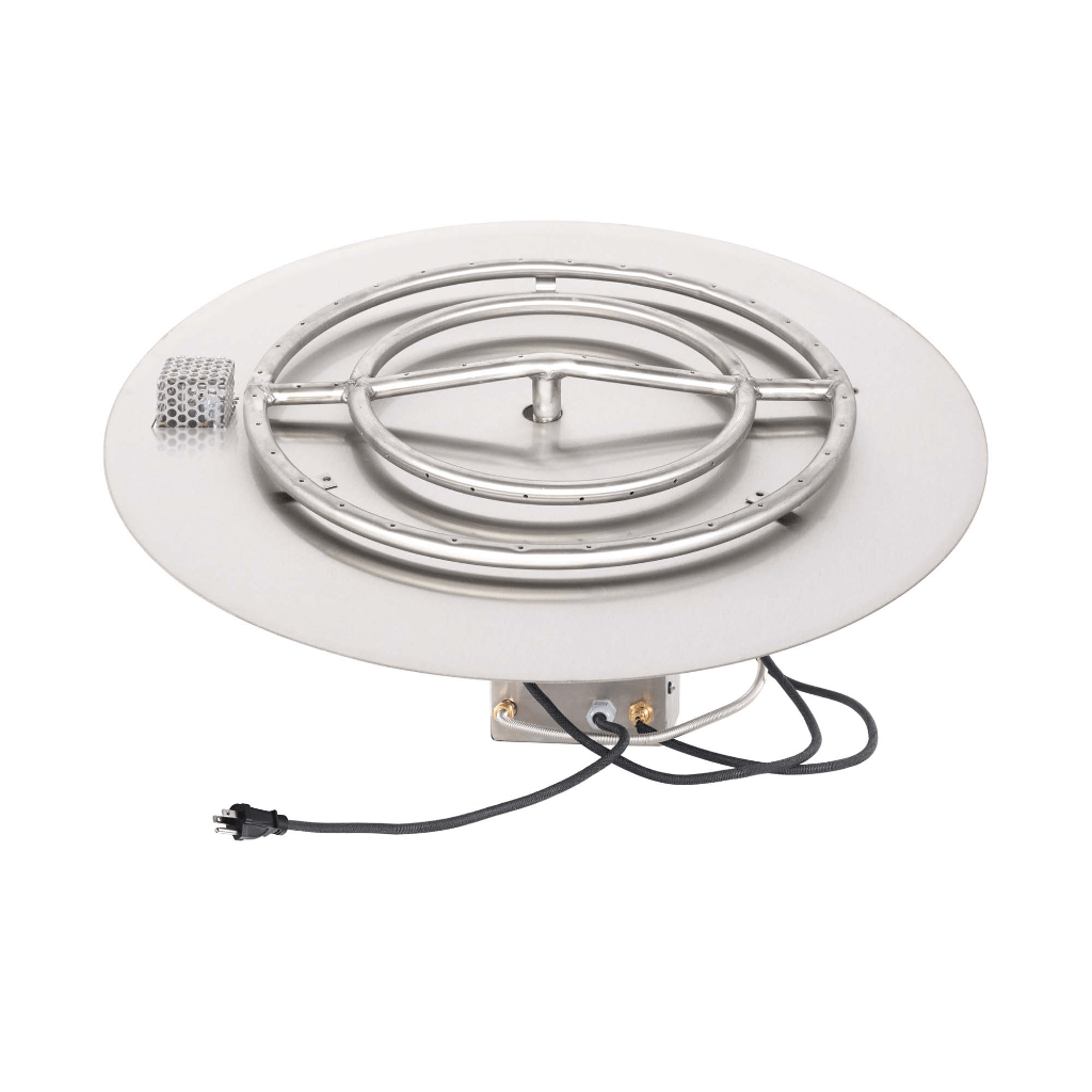 The Outdoor Plus - Round Flat Pan With Stainless Steel Round Burner