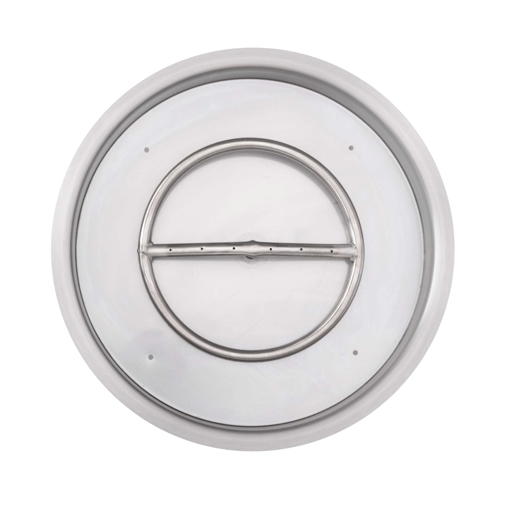 The Outdoor Plus - Round Drop-in Pan With Stainless Steel Round Burner