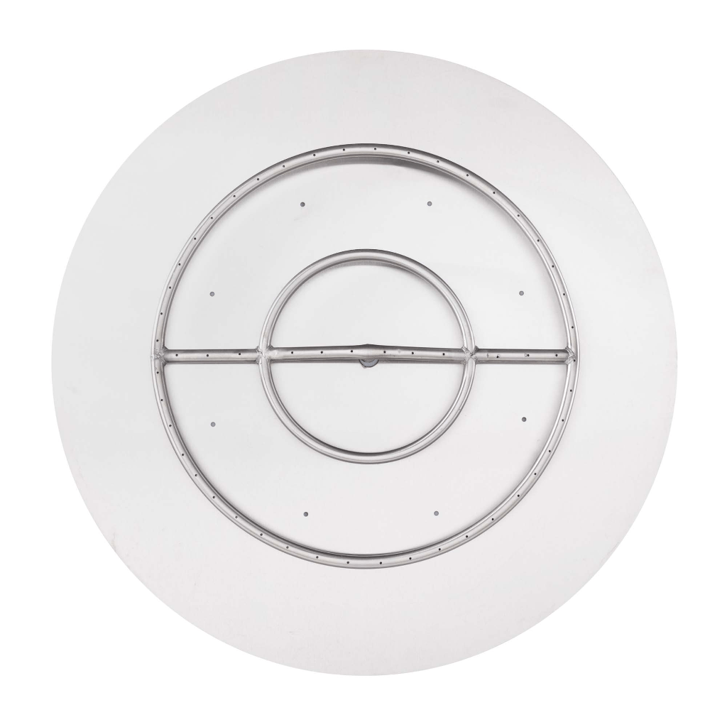 The Outdoor Plus - Round Flat Pan With Stainless Steel Round Burner