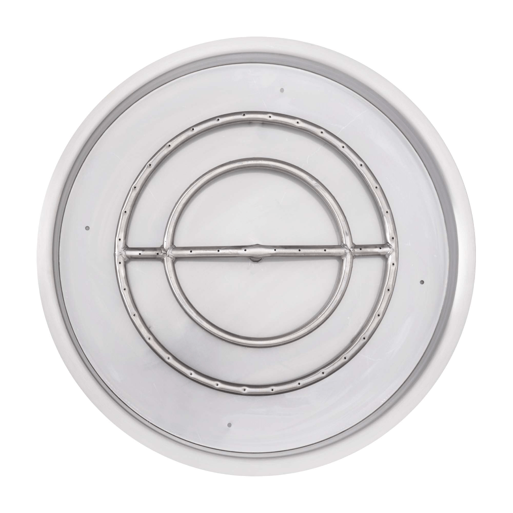 The Outdoor Plus - Round Drop-in Pan With Stainless Steel Round Burner