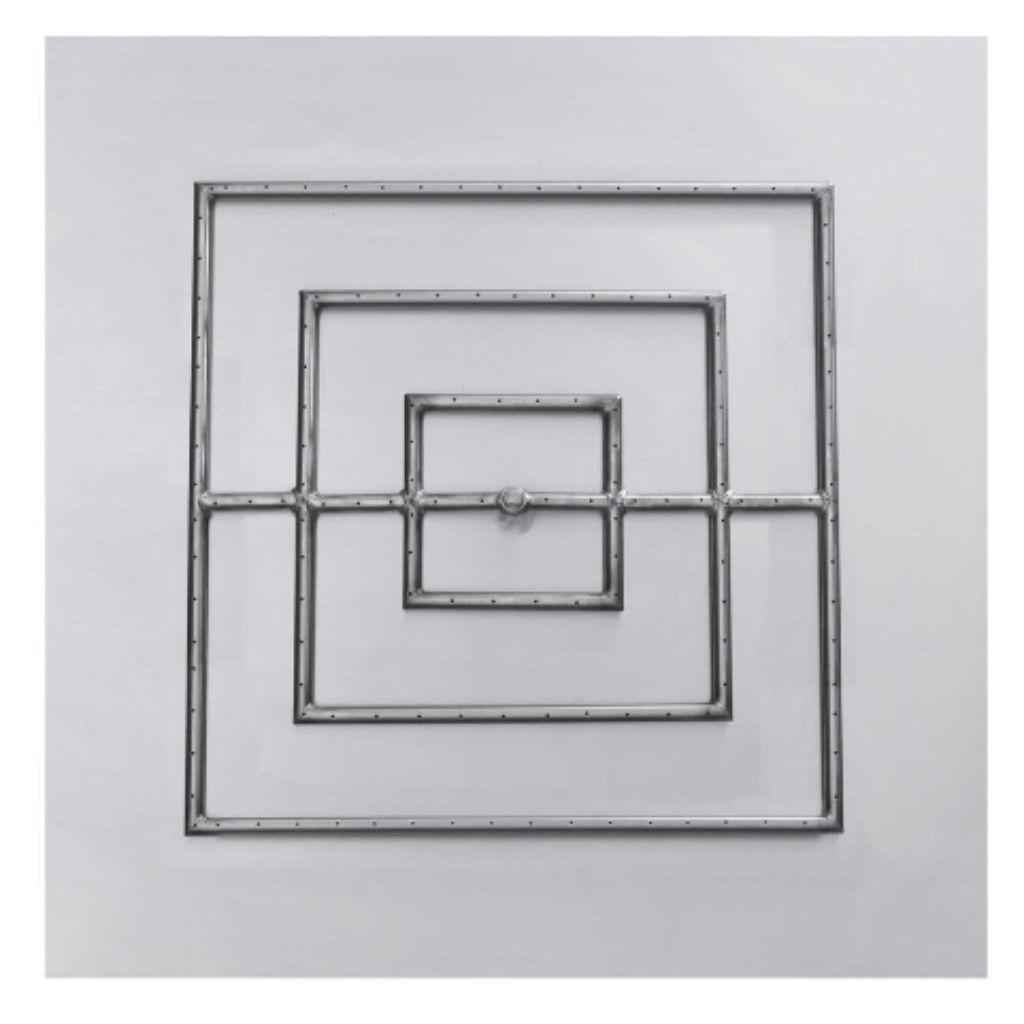 The Outdoor Plus - Square Flat Pan With Stainless Steel Square Burner
