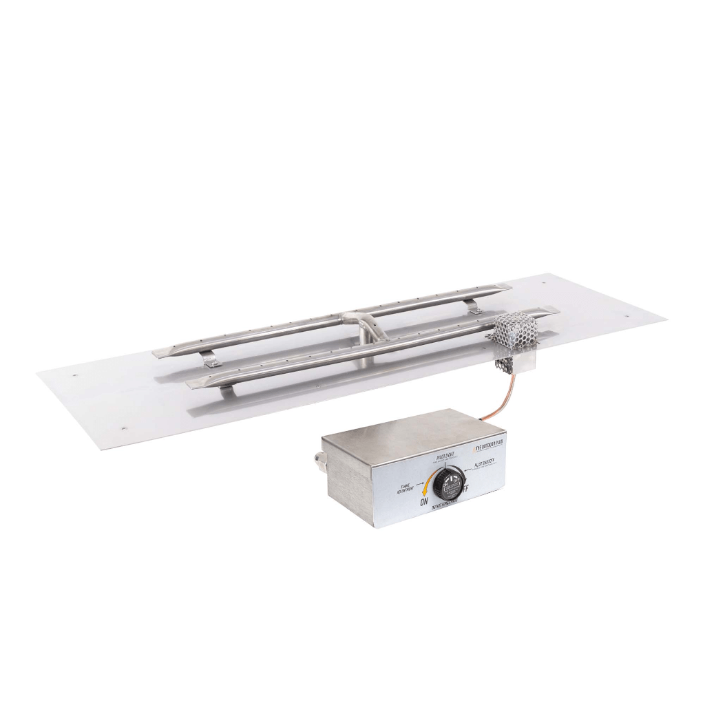 The Outdoor Plus - Rectangular Flat Pan With Stainless Steel 'H' Burner