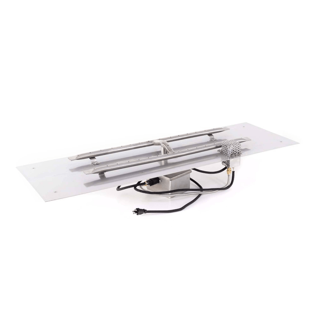 The Outdoor Plus - Rectangular Flat Pan With Stainless Steel 'H' Burner