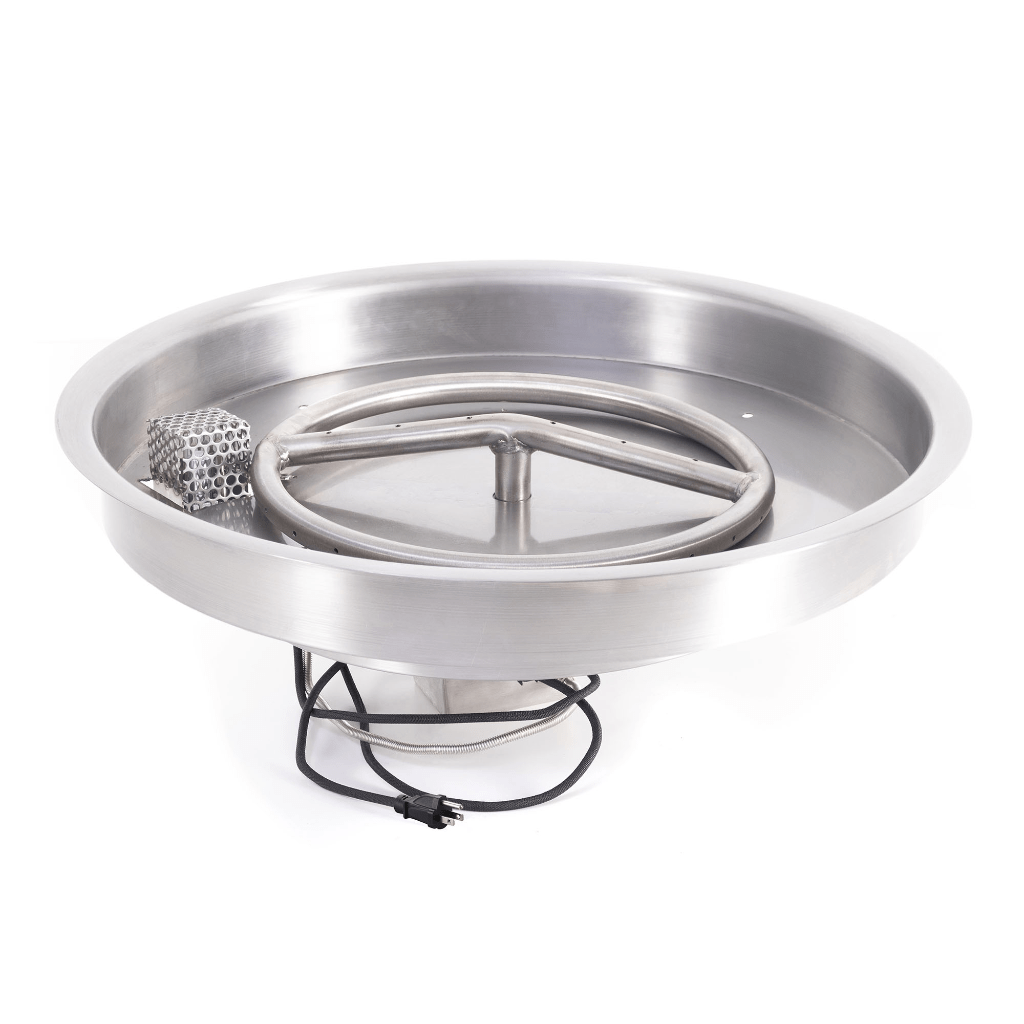 The Outdoor Plus - Round Drop-in Pan With Stainless Steel Round Burner