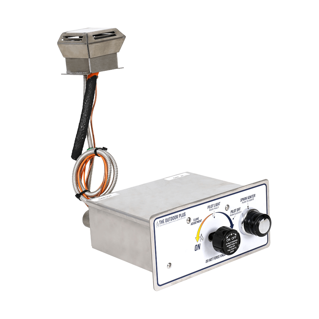 The Outdoor Plus - Round Flat Pan With Stainless Steel Lotus Burner