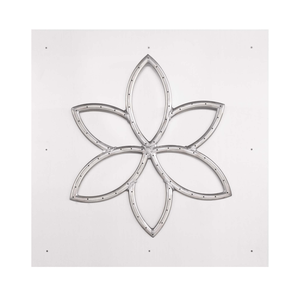 The Outdoor Plus - Square Flat Pan With Stainless Steel Lotus Burner