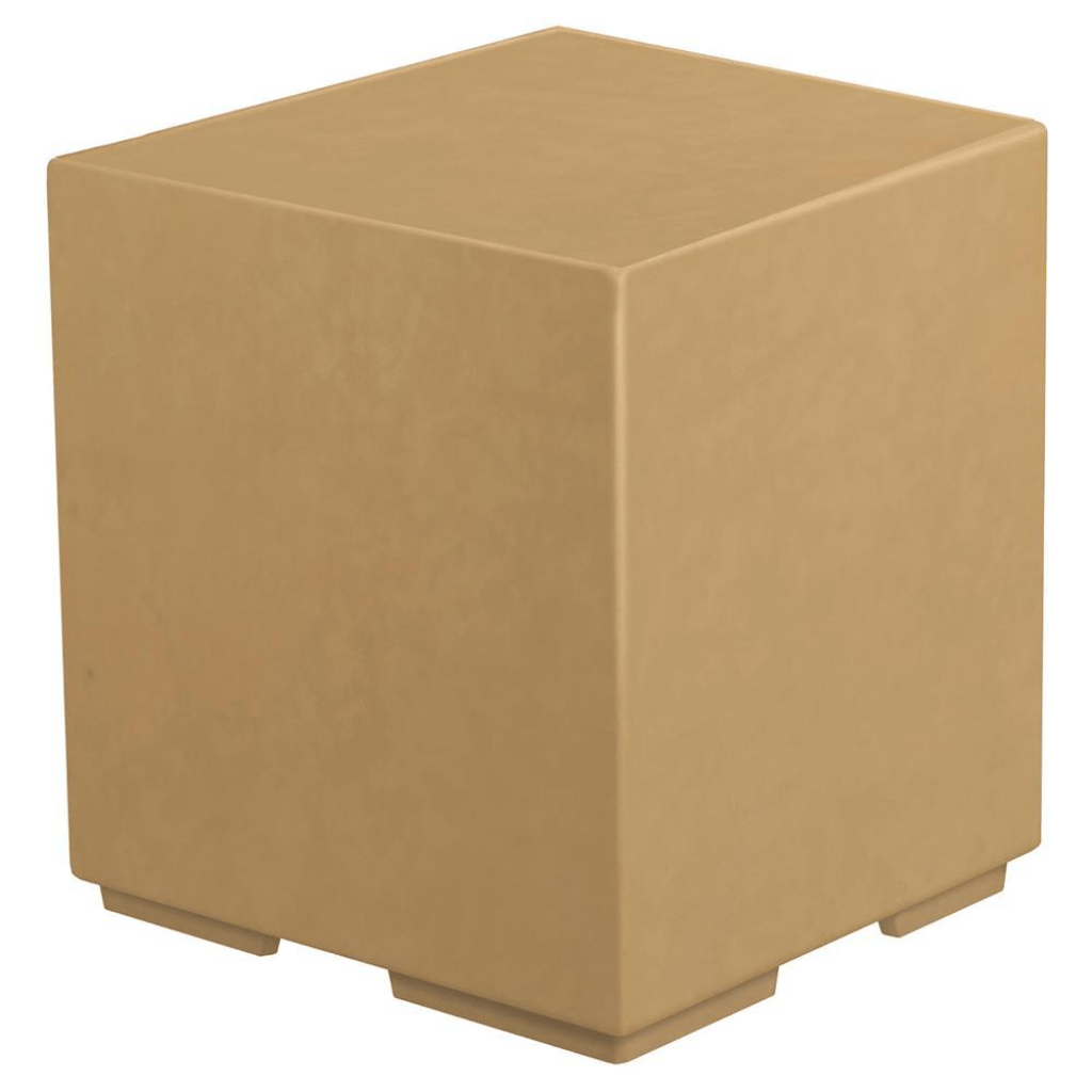 The Outdoor Plus - GFRC Concrete Pedestal with Access Door for Fire Bowl