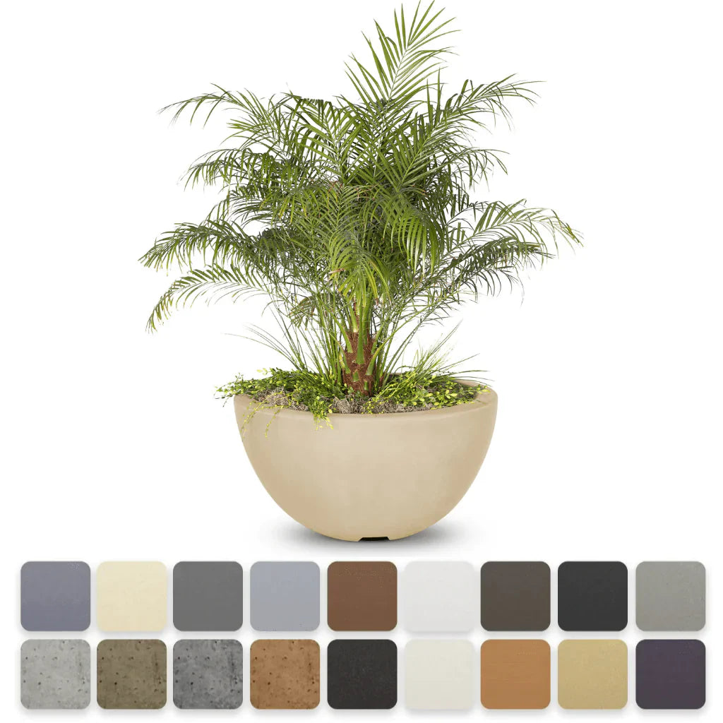 The Outdoor Plus - Luna GFRC Concrete Round Planter Bowl